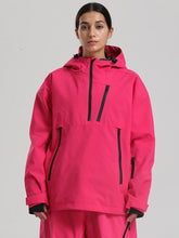 Women's Gsou Snow Durable Mountain Vibe Pullover Anorak Baggy Snow Jacket